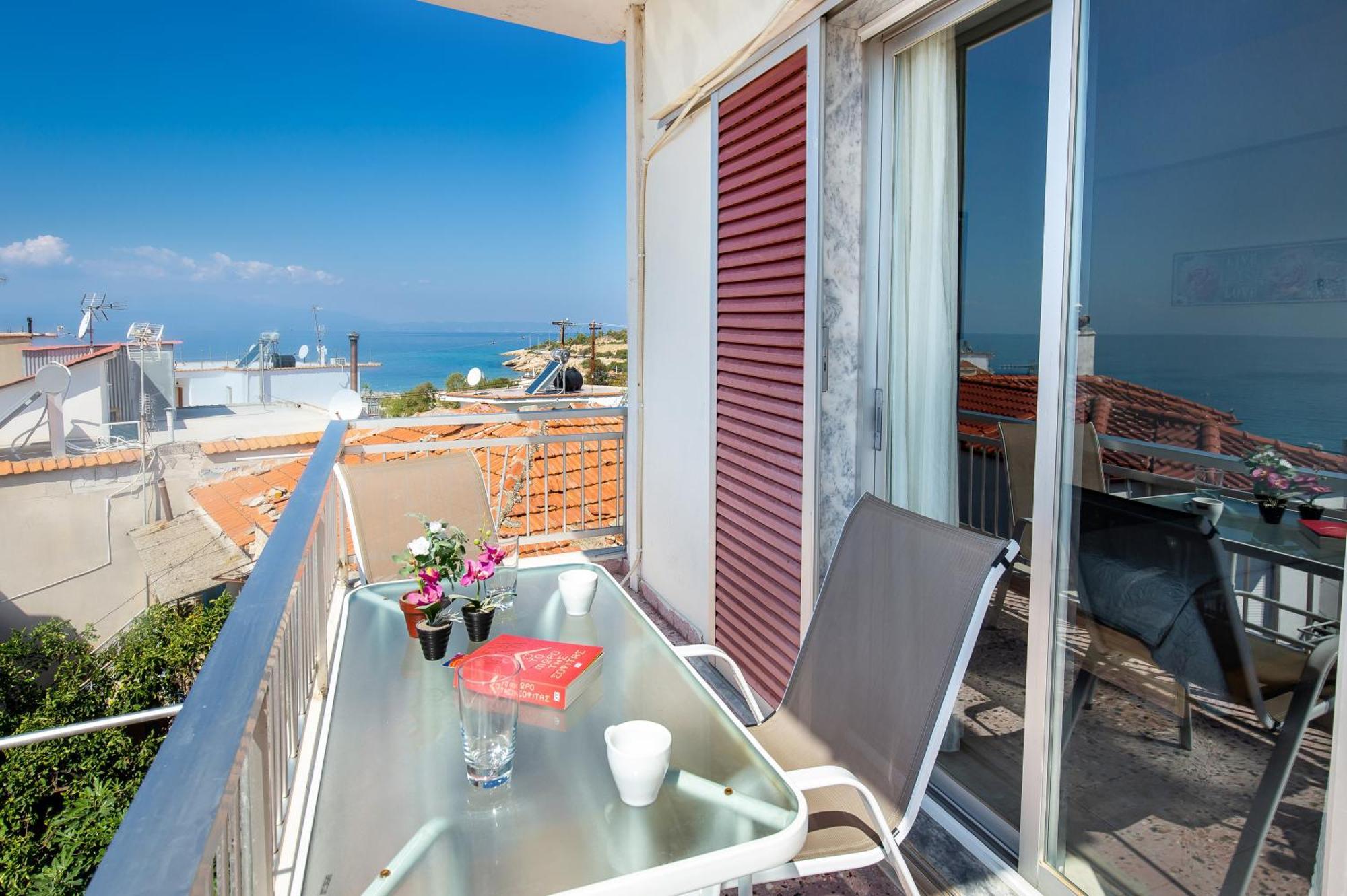 "Thea" Apartment 1 Skála Marión Bagian luar foto