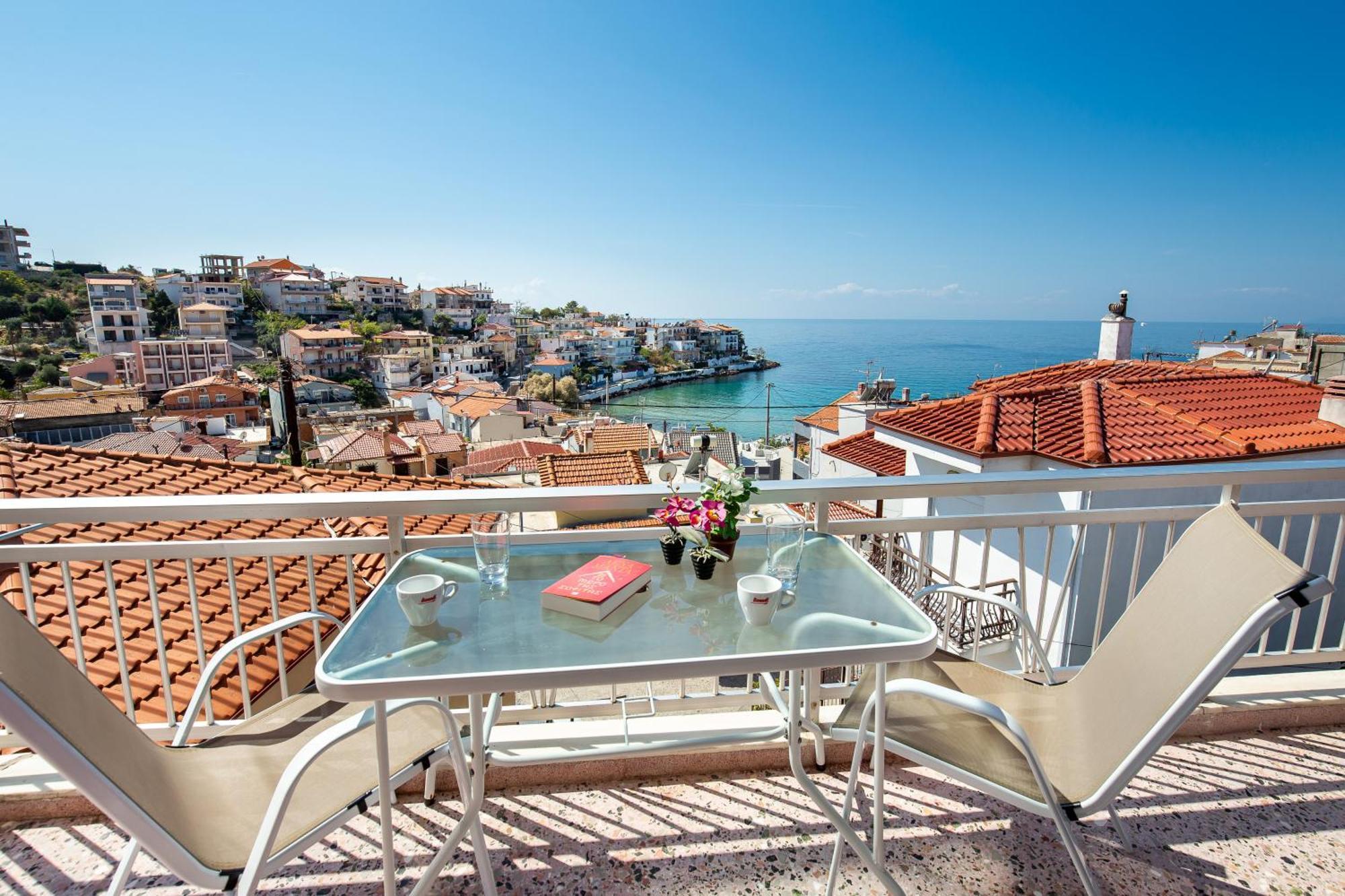 "Thea" Apartment 1 Skála Marión Bagian luar foto
